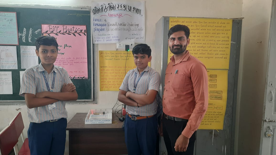 ગણિત - વિજ્ઞાન પ્રદર્શન CRCકક્ષા - 2025  " વિકસિત નવીન ટેક્નોલોજી ( વિભાગ 4 ) "