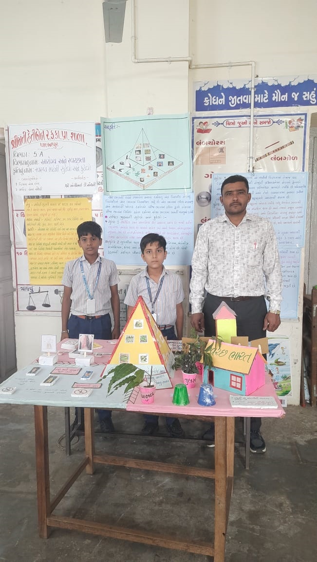 સી.આર.સી . કક્ષાનો  વિજ્ઞાનમેળો દ્વિતીય નંબર