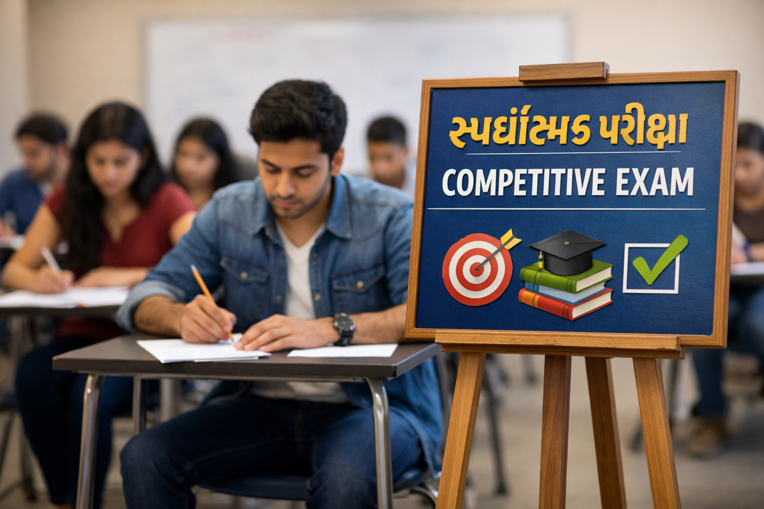 કોલેજ સ્તરે સ્પર્ધાત્મક પરીક્ષાના વર્ગોનું આયોજન